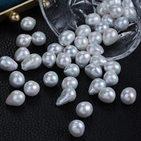Perles Edison en vrac de 10-11 mm, perles creuses DIY, perles d'eau douce naturelles, forme baroque irrégulière, matériaux pour bijoux