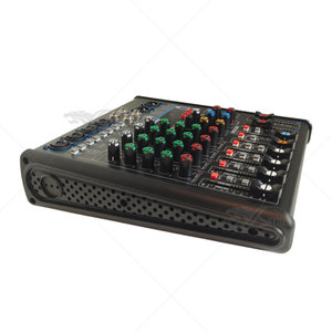 Smart4 전문 스테레오 <span class=keywords><strong>DJ</strong></span> 노래방 컨트롤러 4 채널 USB 오디오 콘솔 믹서 블루 치아 LCD 디스플레이 - Product Image 6