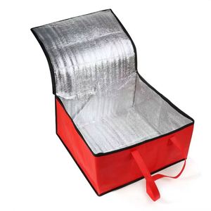 Nouveaux sacs de rangement isothermes 16 pouces pour livraison de pizzas, sacs glaciers étanches, pliables, portables, pour pique-nique, avec isolation thermique pour aliments - Product Image 3