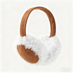 Meilleures ventes en gros à bas prix, <span class=keywords><strong>cache</strong></span>-oreilles en fourrure super chaud pour adultes, <span class=keywords><strong>cache</strong></span>-oreilles d'hiver en peluche pour l'extérieur - Product Image 6