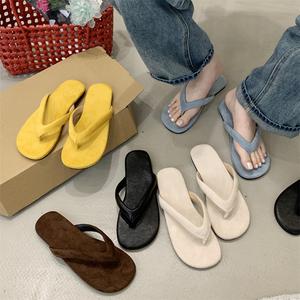 Nouvelles Tendance Mode Été 2025 : Sandales Plates Décontractées pour Femmes – Confortables, Respirantes, Souples, à Bout Ouvert, Idéales pour la Plage - Product Image 1