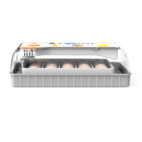 Vente chaude Automatique Solaire Et Électrique Perroquet Accessoires Led Testeur D'oie Poulet Oeuf Incubateur Pour 20 Poulets