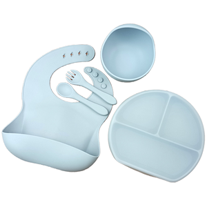 RTS-Juego <span class=keywords><strong>de</strong></span> alimentación <span class=keywords><strong>de</strong></span> silicona para bebé, vajilla infantil, plato <span class=keywords><strong>de</strong></span> succión con tapa <span class=keywords><strong>y</strong></span> cuchara, juego <span class=keywords><strong>de</strong></span> comedor para niños - Product Image 1