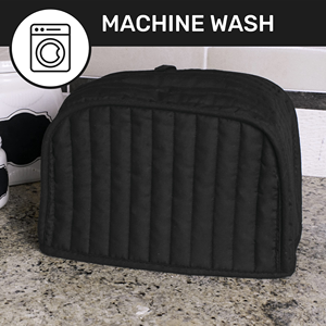 Universal Two Slice <b>Toaster</b> Cover, 11.25" X 5.75" X 7", Polyester and Cotton Quilted Super Soft Appliance & Dust Cover - Product Image 6