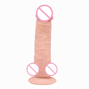Dildo Realistico Gigante in PVC da 25 cm con Logo e Dimensioni Personalizzate, Ventosa Potente per Uso a Mani Libere, Giocattolo Sessuale per Principianti - Product Image 6