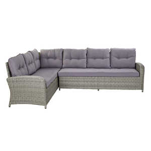 Ensemble de canapé 4 pièces en rotin synthétique avec dimensions 267x204x90mm-EXTERI - Product Image 1