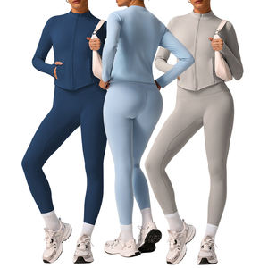 Da <span class=keywords><strong>donna</strong></span> a vita alta per il <span class=keywords><strong>Fitness</strong></span> autunno inverno si adatta a Yoga ad asciugatura rapida - Product Image 4
