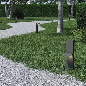 Solar Powered Waterproof Garden <b>Light</b> Modern Minimalist Outdoor Lawn Landscape Lamp <b>for</b> Courtyard <b>Pathway</b> - Product Image 1