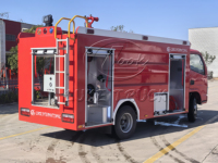 Prix compétitif, camion de pompiers DFAC 3000L, réservoir d'eau de 3 tonnes, véhicule de lutte contre l'incendie pour le service d'incendie municipal