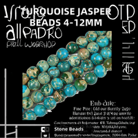 Perles rondes en jaspe impérial bleu turquoise sédiment marin Kelingna, 4mm, 6mm, 8mm, 10mm, 12mm, certifiées GIC, pour la fabrication de bijoux