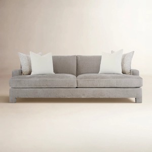 Divano a Tre Posti in Tessuto di Alta Qualità 2026 con Design Quadrato per Appartamenti e Camere da Letto, Stile Lusso Leggero - Product Image 1