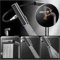 Évier de cuisine populaire en acier inoxydable avec rince-verre intelligent multifonction et robinet cascade moderne