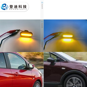 Turn Signals For Vauxhall Opel Vivaro Renault Nissan Led Side Indicator Light Black White 12V 3W PZ103 <b>ABS</b> - Product Image 2