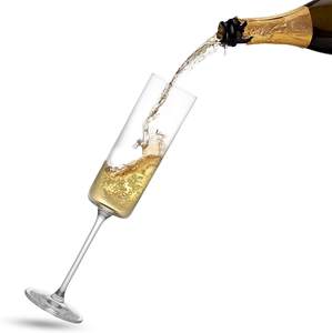 Verres à vin en cristal avec Logo personnalisé soufflé à la main, verres à <span class=keywords><strong>Champagne</strong></span> pour Restaurant hôtel - Product Image 1