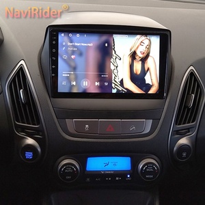 Autoradio 8+128 Go avec commande vocale IA et CarPlay pour Hyundai Tucson 2 LM IX35 2009-2015, Navigation GPS, Lecteur multimédia vidéo Android 13, 2Din - Product Image 1