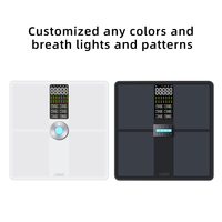220KG VA écran ITO balance de remise en forme intelligente professionnelle Bmi balance électronique personnelle bluetooth Wifi balance de graisse corporelle
