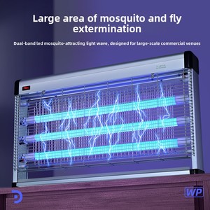 Tueur de moustiques électrique commercial sous lampe, anti-insectes d'intérieur à LED, destructeur de mouches, indice de protection IP33, construction en alliage - Product Image 2