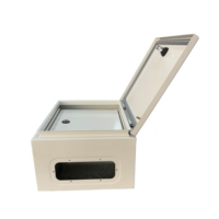 Boîtier de distribution métallique pour porte intérieure IP65, pour électronique et instruments