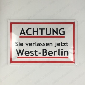 Placa de Metal Personalizada de Berlín, con Relieve 3D, Curva o Plana, Letrero de Aluminio, Póster - Product Image 4