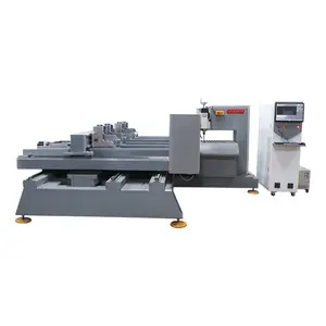 Fully automatic CNC log plywood CNC blanking woodworking machinery sofa plate plywood cutting board solid wood cutting machine