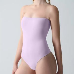 Wholesale Seamless Nylon Bodysuit <b>Shapewear</b> New Style Slimming Camisole <b>Vest</b> Firm Tummy Control Breathable In-Stock Women - Product Image 3