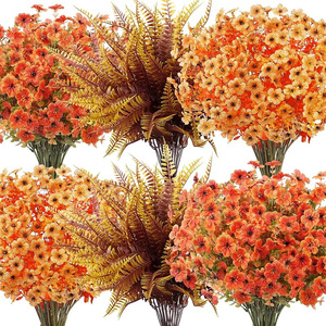 Jinhe Crafts - Flores Artificiales, Helechos, Eucalipto, Decoración para el Hogar de Plástico, Accesorios para Bodas, Estilo Vintage, Estilo Instagram - Product Image 1