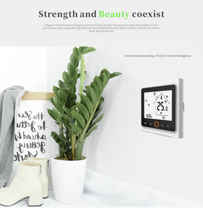 220V ZigBee modbus lập trình thông minh Wifi nhiệt điều khiển nhiệt độ cho khách sạn sàn hệ thống sưởi ấm thế hệ mới - Product Image 3