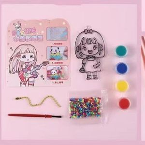 Sanrio – ensemble de peinture colorée translucide pour enfants, jouets à dessiner, matériel en papier unisexe de 3 à 6 ans - Product Image 4