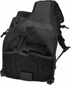 Sac à dos tactique à la mode avec fermeture à glissière Molle Range Everyday Carry Day Pack-Small Black Made Pro - Product Image 6