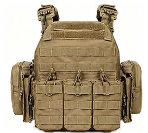 Chaleco Táctico de Liberación Rápida, Multifuncional, Transpirable, Resistente al Desgaste, Chaleco de Utilidad para Entrenamiento al Aire Libre - Product Image 3
