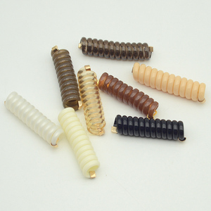 7cm Élastique Téléphone Fil Cordons Bandes De Cheveux Avec Des Crochets En Métal Japonais Tissage Queue De Cheval Artefact Outils Fille Cheveux Cravate Bun-Head Hol - Product Image 1