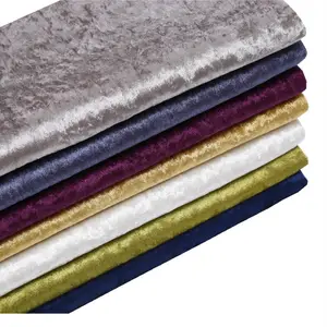 Suzhou meidao buz kadife kumaş buz ezilmiş kadife % 100% polyester kumaş 4 yollu streç kumaş kanepe perde için
