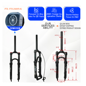 <span class=keywords><strong>Fourche</strong></span> de vélo PASAK Factory Fork <span class=keywords><strong>20</strong></span> 24 pouces en alliage d'aluminium 100 mm à dégagement rapide, suspension à air, pièces de <span class=keywords><strong>fourche</strong></span>, frein à disque HL RL - Product Image 2