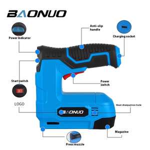 Pistolet à clous au Lithium <span class=keywords><strong>sans</strong></span> <span class=keywords><strong>fil</strong></span> d'usine professionnelle pistolet à clous <span class=keywords><strong>de</strong></span> sécurité domestique avec poignée antidérapante - Product Image 6