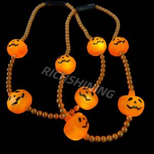 RICHSHINING 2025 fantasma colore arcobaleno multimodale lampeggiante sillaba LED collana per rave EDM Concertsv - Product Image 3