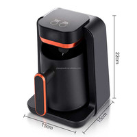 Cafetière turque électrique portable moderne avec contrôle de la température et nettoyage facile, pour café et thé, cafetière à filtre