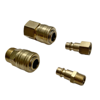 Raccords pneumatiques rapides en laiton de style allemand DN 7.2, compatibles OEM et interchangeables avec les raccords à déconnexion rapide de type Rectus 26