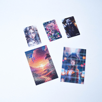 Cartes de jeu anime personnalisées, avec estampage à chaud holographique laser et finition mate, cartes à collectionner périphériques de jeu