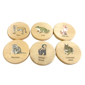 Jouets éducatifs en bois de hêtre pour bébés de 2 à 4 ans, <span class=keywords><strong>Montessori</strong></span>, empreintes d'animaux, colorés, Leader Joy, vente chaude - Product Image 4