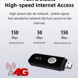 Modem USB 4G LTE U6-G pour utilisation mondiale, clé USB 4G avec emplacement pour carte SIM, modem 4G, routeur Wifi - Product Image 6