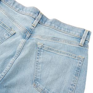 Jeans de Mezclilla Elásticos Clásicos Personalizados ShanLai/ Jeans para Hombre con Botones Metálicos Antiguos de Corte Ajustado - Product Image 3