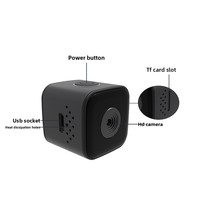 Caméra de sport extérieure étanche SQ28 HD 1080p avec microphone intégré, insertion de carte sans fil et enregistrement direct