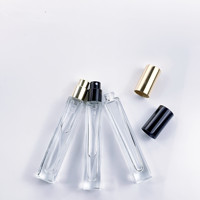 Flacons de parfum de 10 ml en gros personnalisés par le fabricant, flacons de voyage, échantillons, flacons vaporisateurs en verre transparent, emballages vides