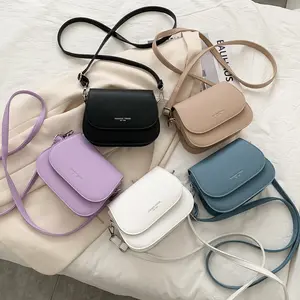 2023 femmes petit doux unique sacs à bandoulière en cuir PU doux Simple sac à main nouvelle mode sangle filles sac décontracté