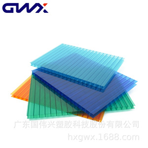 Gwx Transparent Brown Pc Sun Sheet 10mm Double Layer For Greenhouse Agricultural Use - Product Image 2