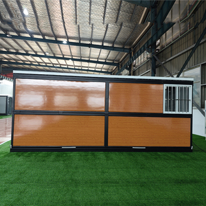 Maisons modulaires préfabriquées durables de 20 pieds, conteneur pliable en panneau sandwich, maison pour centre commercial, hôtel, département de projet extérieur - Product Image 1