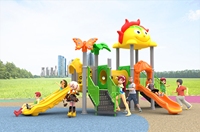 Usine vente directe combinaison toboggan jeux de parc aire de jeux équipement de diapositives en plastique extérieur