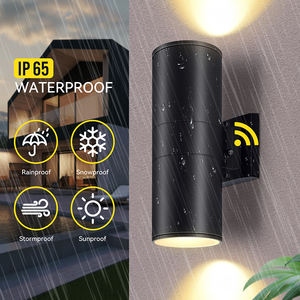 ETL 110V 240Vモダンな防水屋外照明器具夕暮れから夜明けまでモーションセンサーウォールマウント屋外ウォールライト - Product Image 4