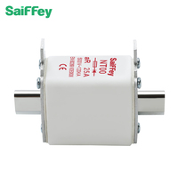 Fusible de Cuchilla Tipo HRC AC500V/690V SaiFFey 2-160A de Acción Rápida, Enlace Fusible de Cerámica NT00C