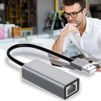 Adaptador USB C Ethernet Gigabit 1000Mbps RJ45, tarjeta de red LAN, convertidor tipo C, Plug and Play para Surface Switch Laptop